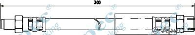 APEC BRAKING hos3190 -  Тормозной шланг